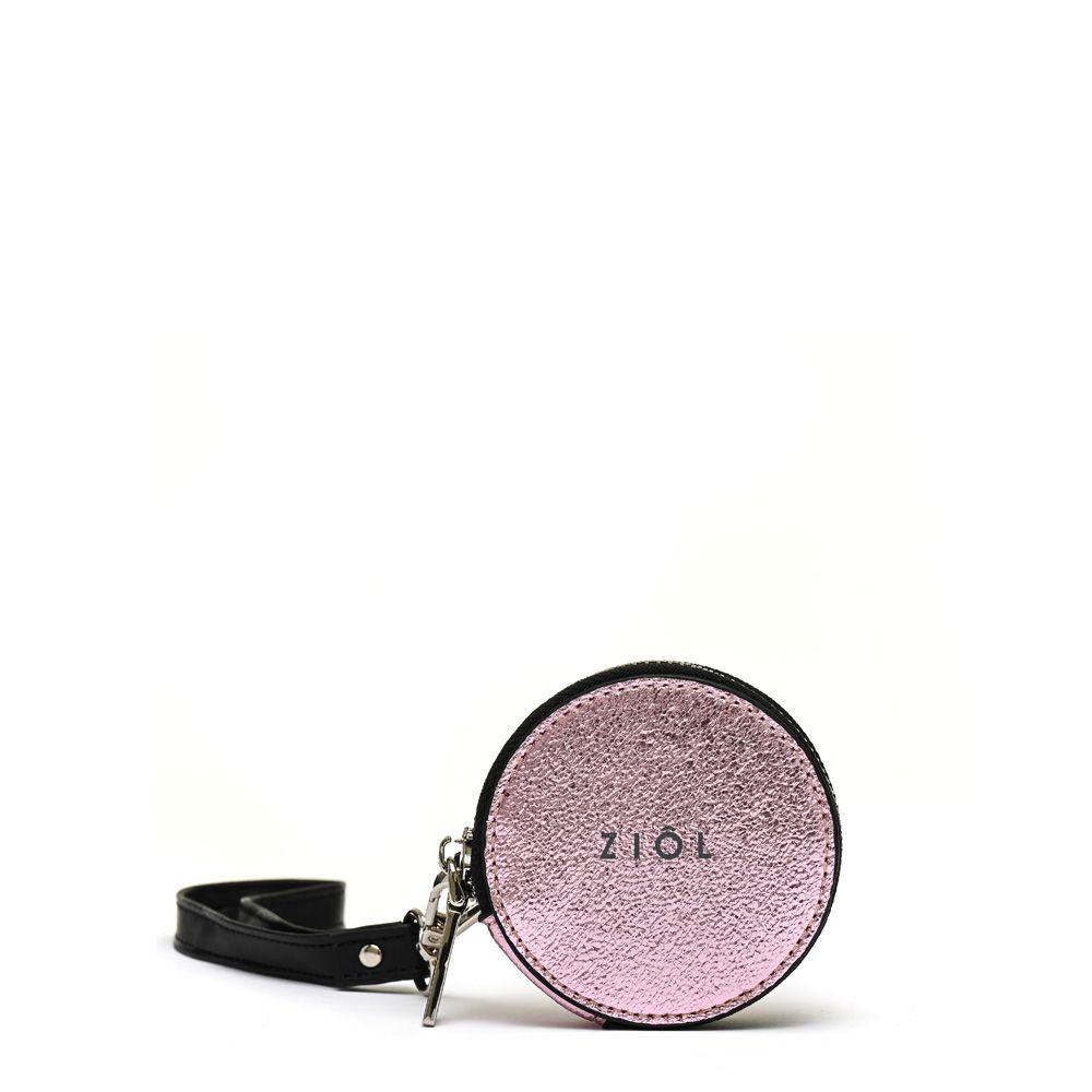 Monedero redondo pequeña jamie rosado-0