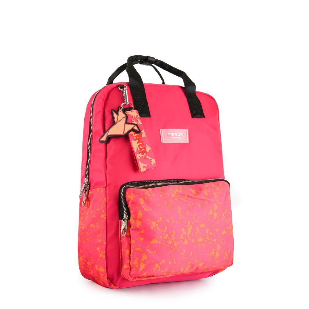 Paly Mochila Porta Notebook Fucsia-1