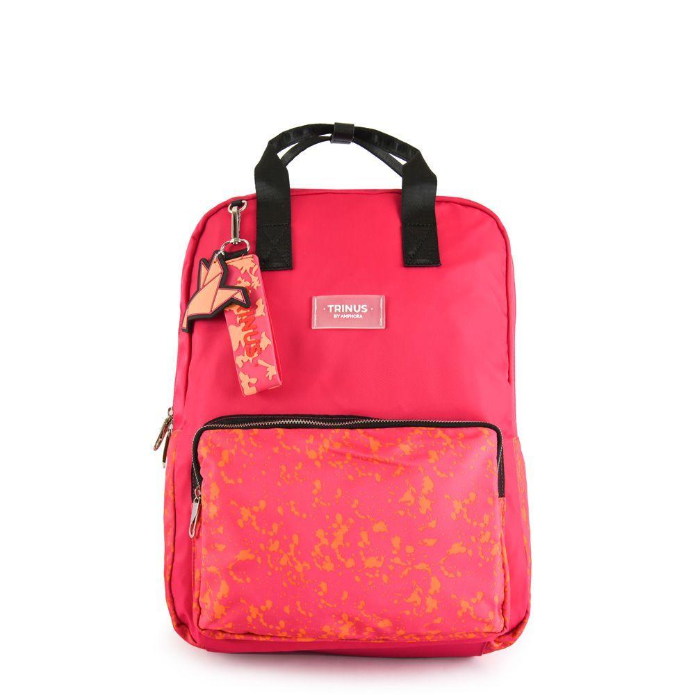 Paly Mochila Porta Notebook Fucsia-0