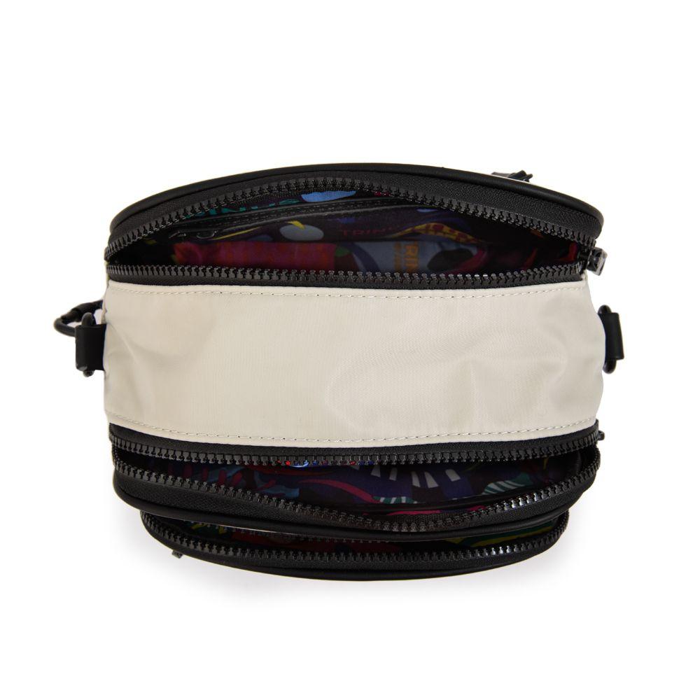 Cartera Bandolera mediana carina gris claro-3