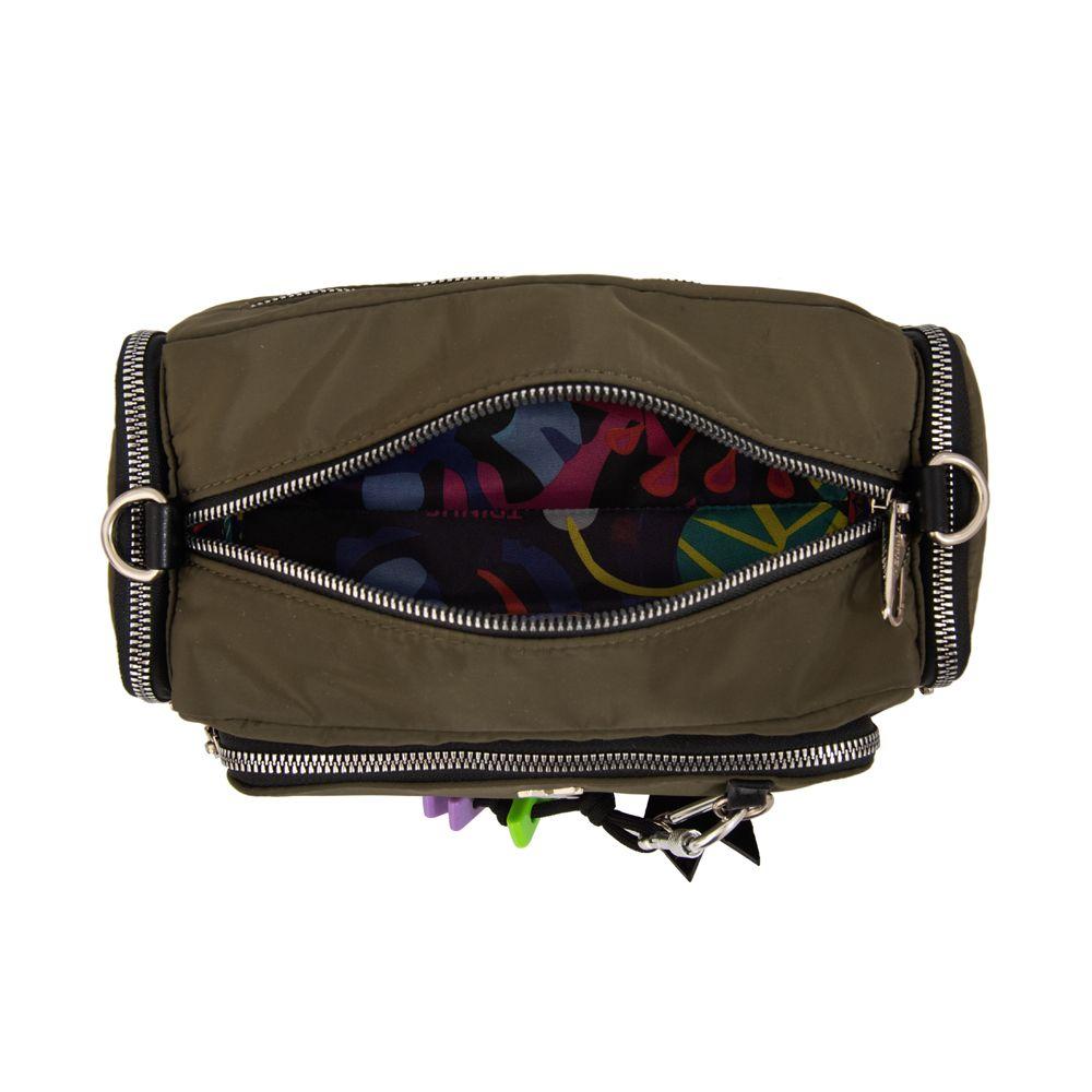 Cartera bandolera melania mediana verde oliva-4