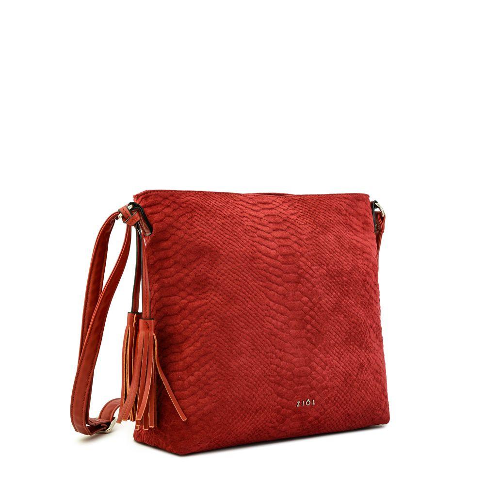 Cartera bandolera grande iria rojo oscuro-1