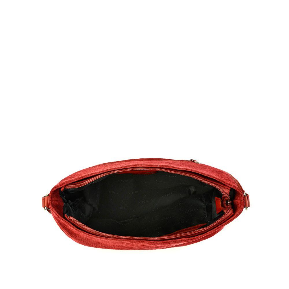 Cartera bandolera grande iria rojo oscuro-3