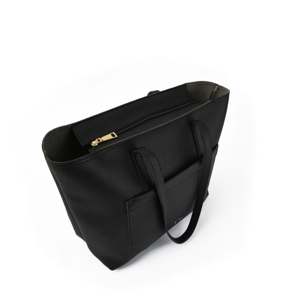 Maisina Cartera Dos Asas Bote Grande Negro-2