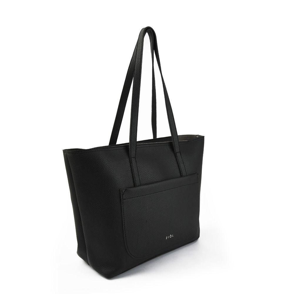 Maisina Cartera Dos Asas Bote Grande Negro-1