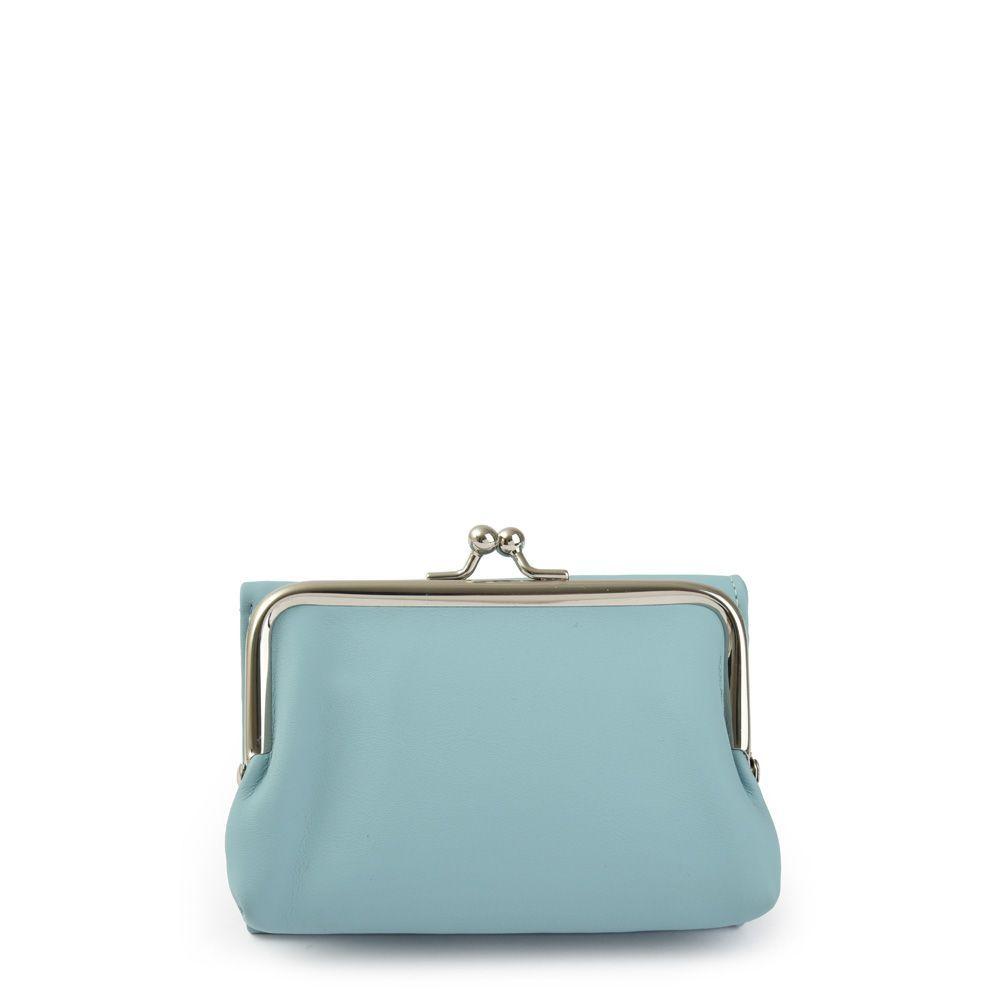 Bourdon Billetera Mediana Celeste-1