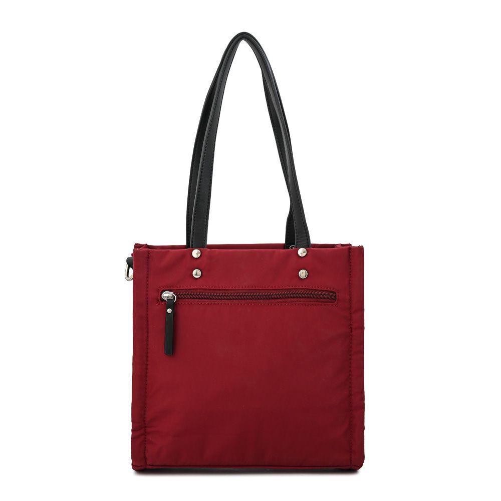 Cartera dos asas tres divisiones mediana lisette burdeo-2