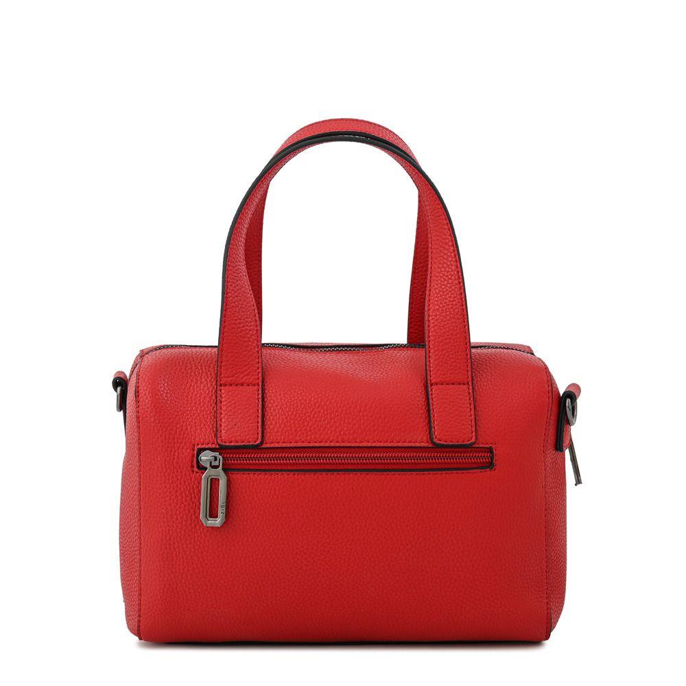 Cartera dos asas baul mediana sally rojo-2