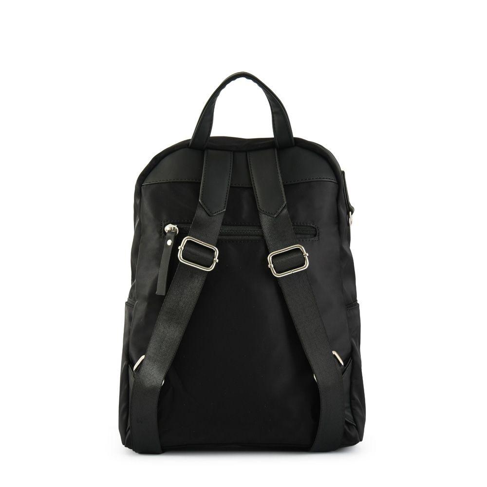 Mochila mediana perlina negro-2