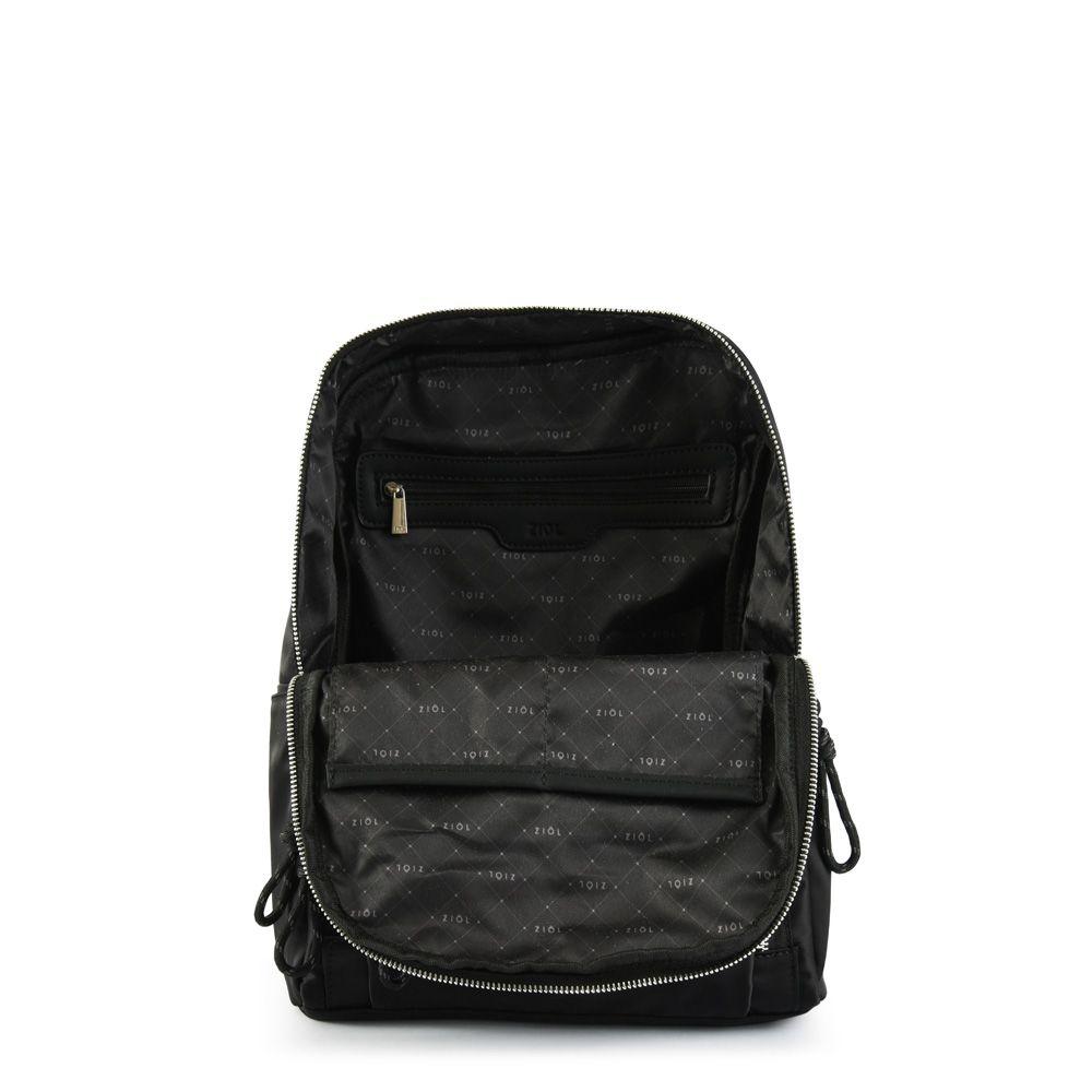 Mochila mediana perlina negro-3
