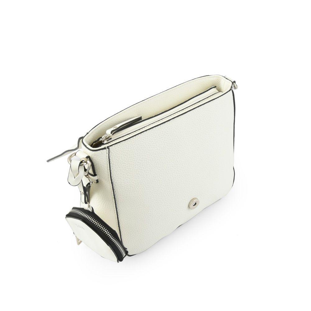 Zurich Cartera Bandolera Con Tapa Mediana Blanco-2