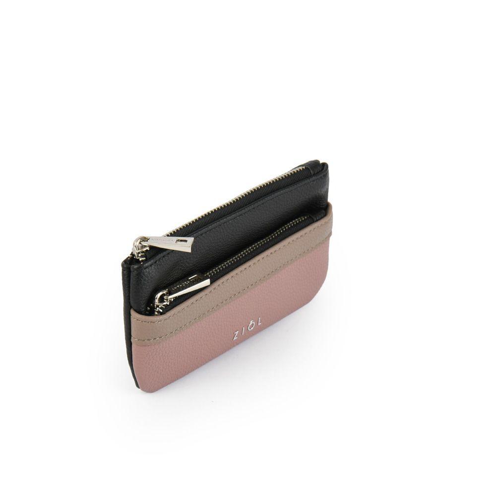 Monedero Ziol Pequeña Laisse Negro-1