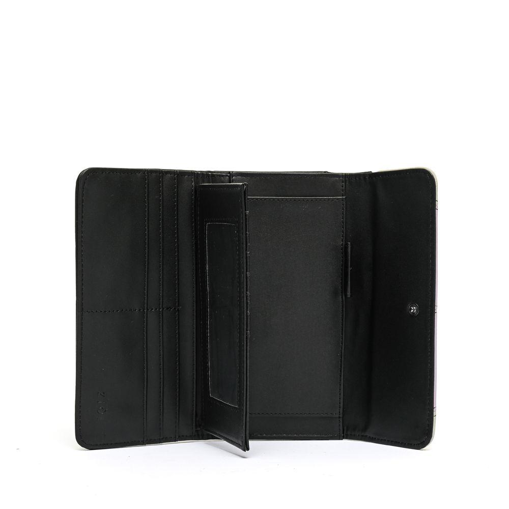 Chequera con flap grande giori negro-2