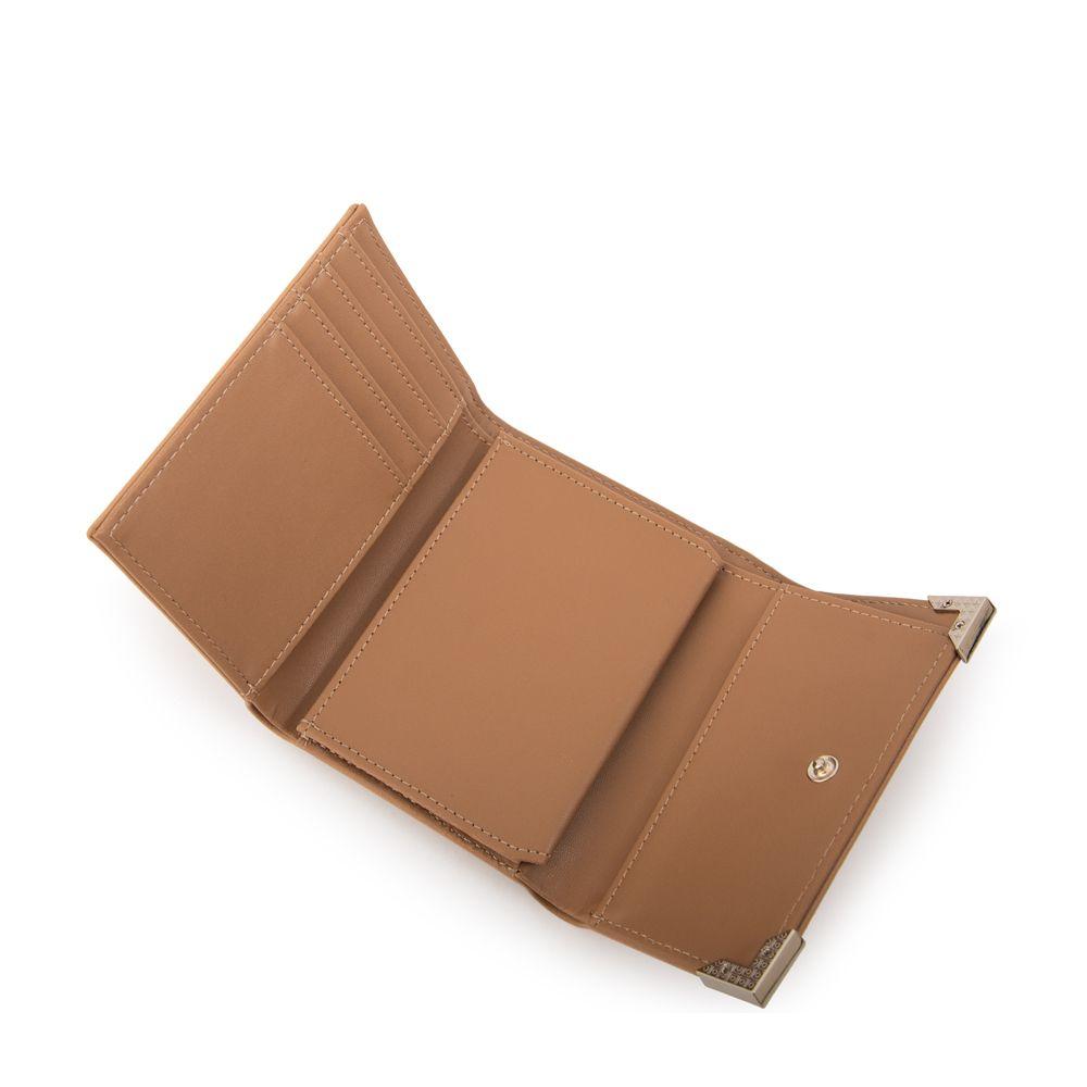 Billetera demin pequeña beige-2