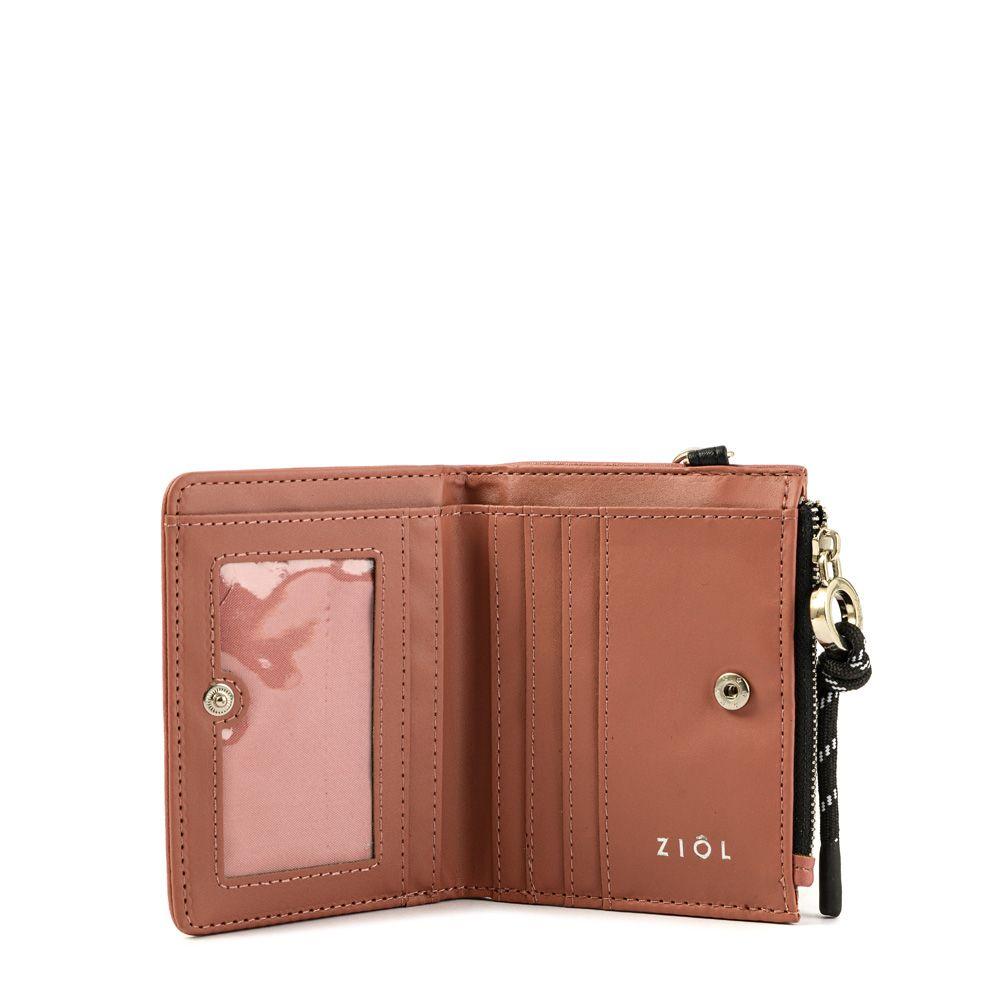 Billetera cierre exterior pequeña heidi coral-1