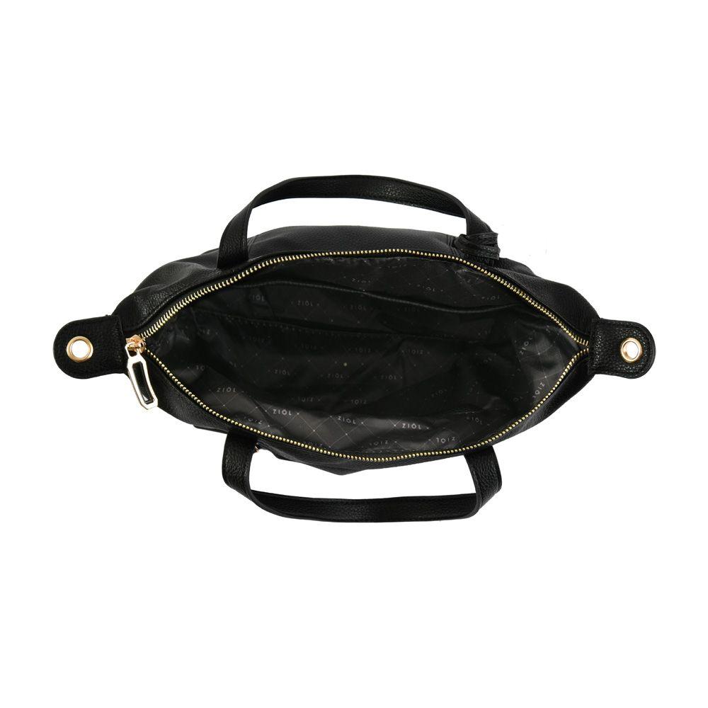 Cartera dos asas mediana anieli negro-3