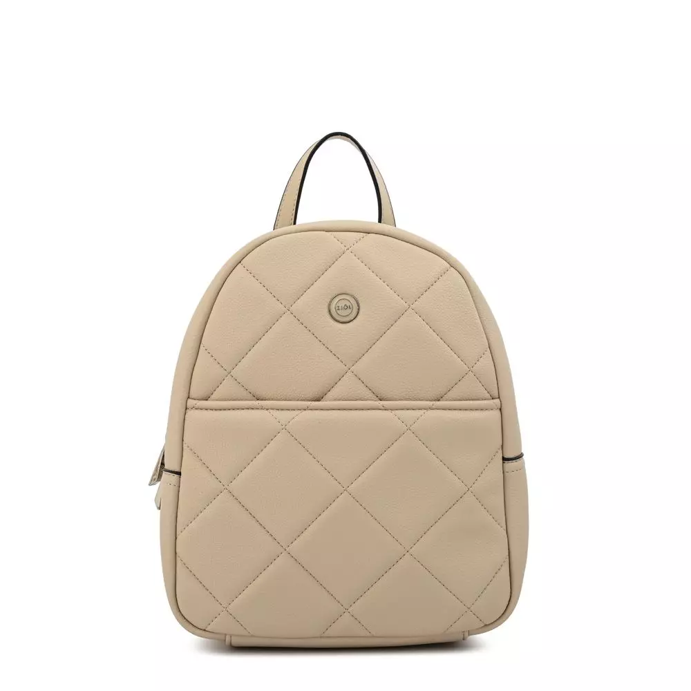 Mochila mediana fiora beige-0