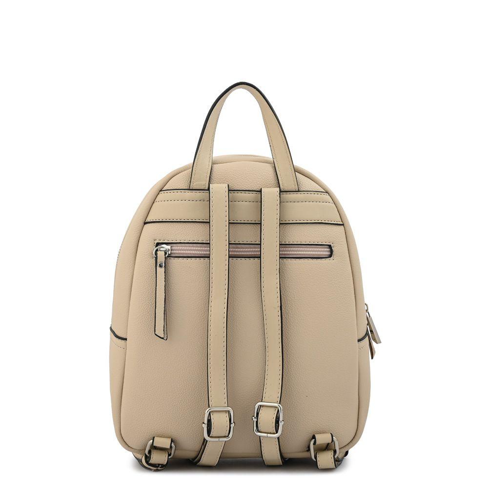 Mochila mediana fiora beige-2