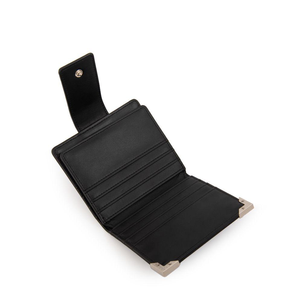 Billetera demin pequeña negro-2