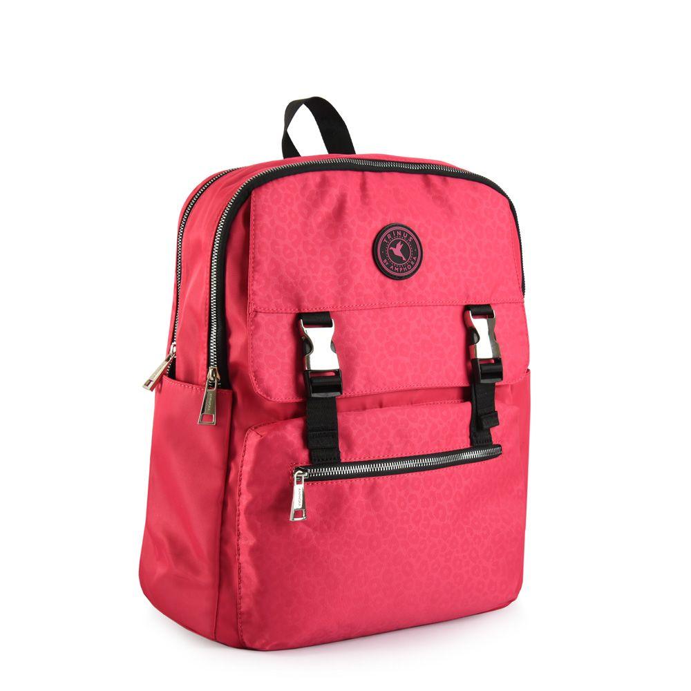 Mochila college grande fucsia-1