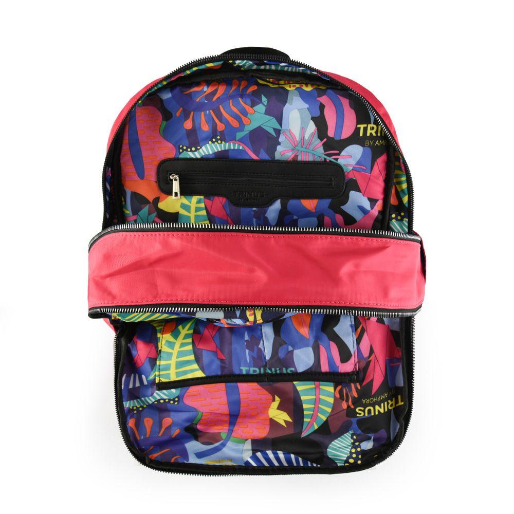 Mochila college grande fucsia-3