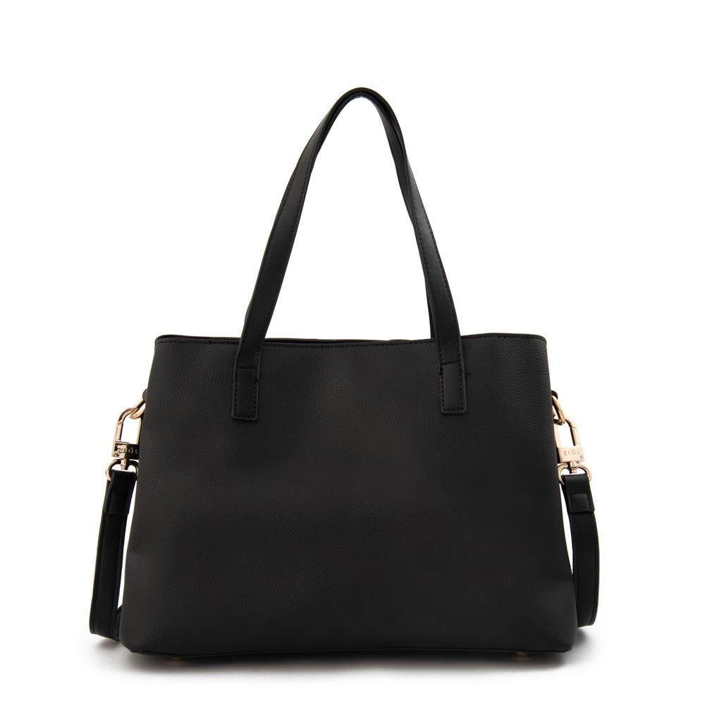 Cartera dos asas tres divisiones mediana biel negro-2