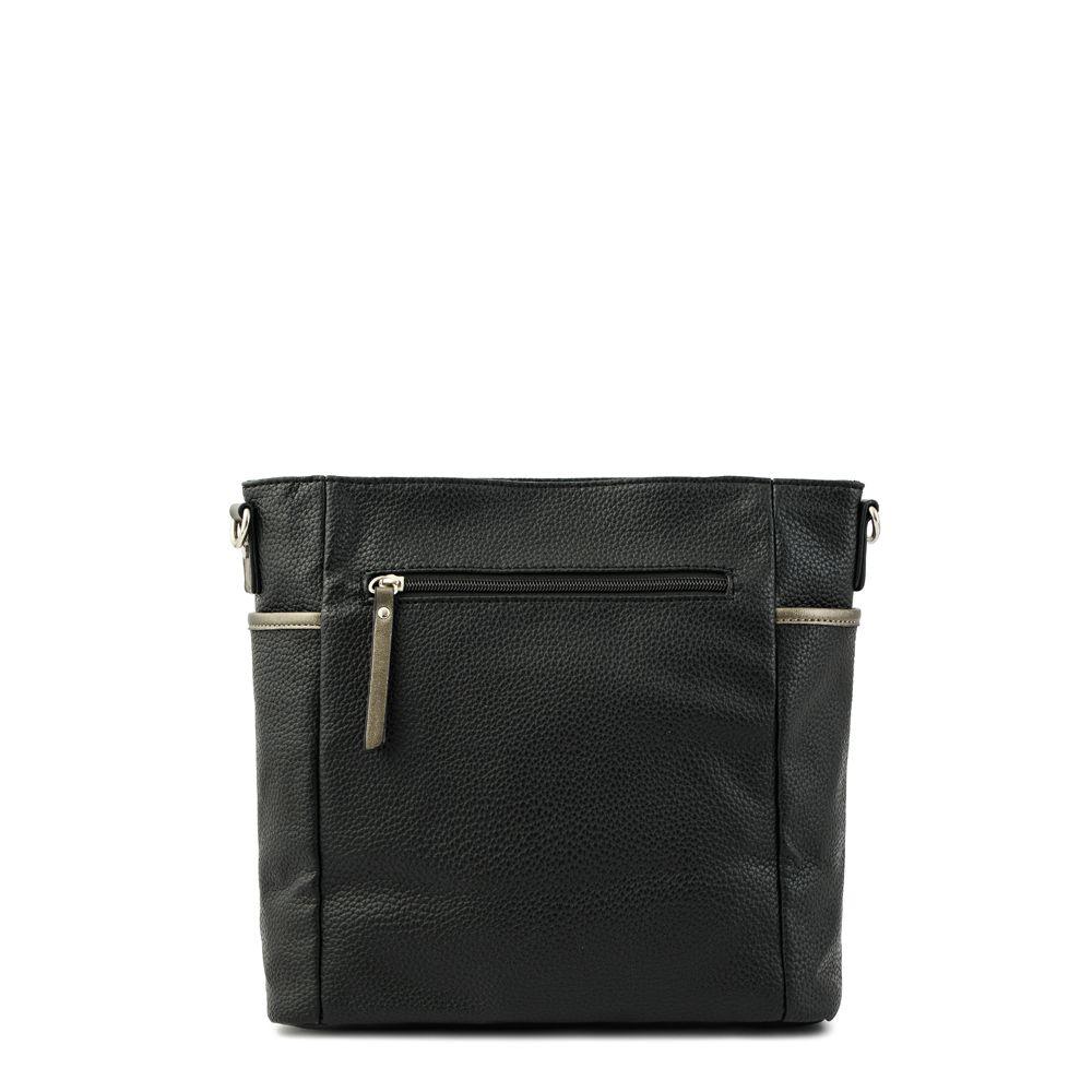 Cartera bandolera pequeña lima negro-2
