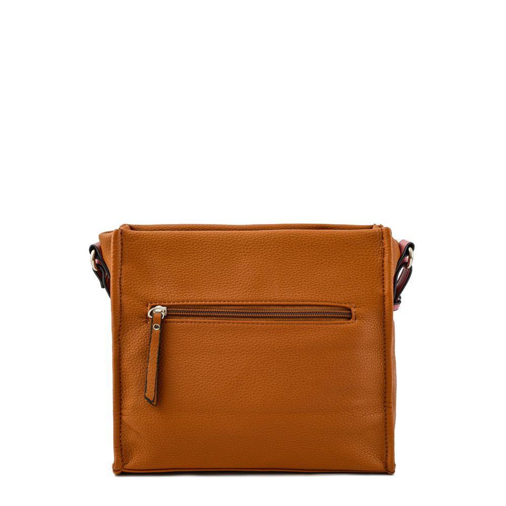 Cartera bandolera pequeña lousa café-2