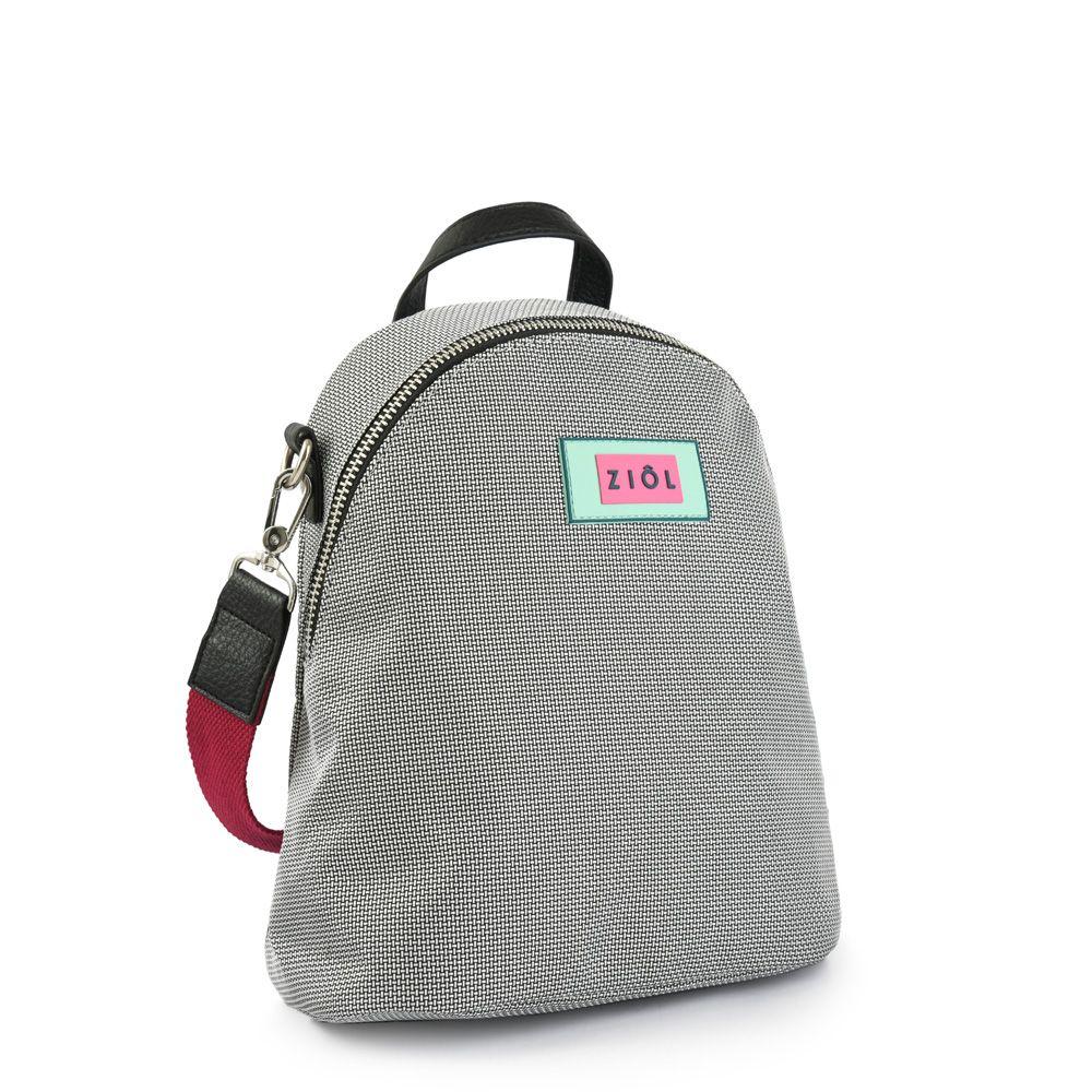 Mochila mediana merino gris oscuro-1