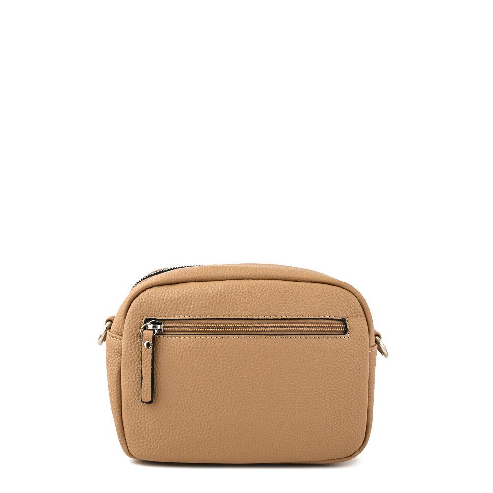 Cartera bandolera mediana priscila beige oscuro-2
