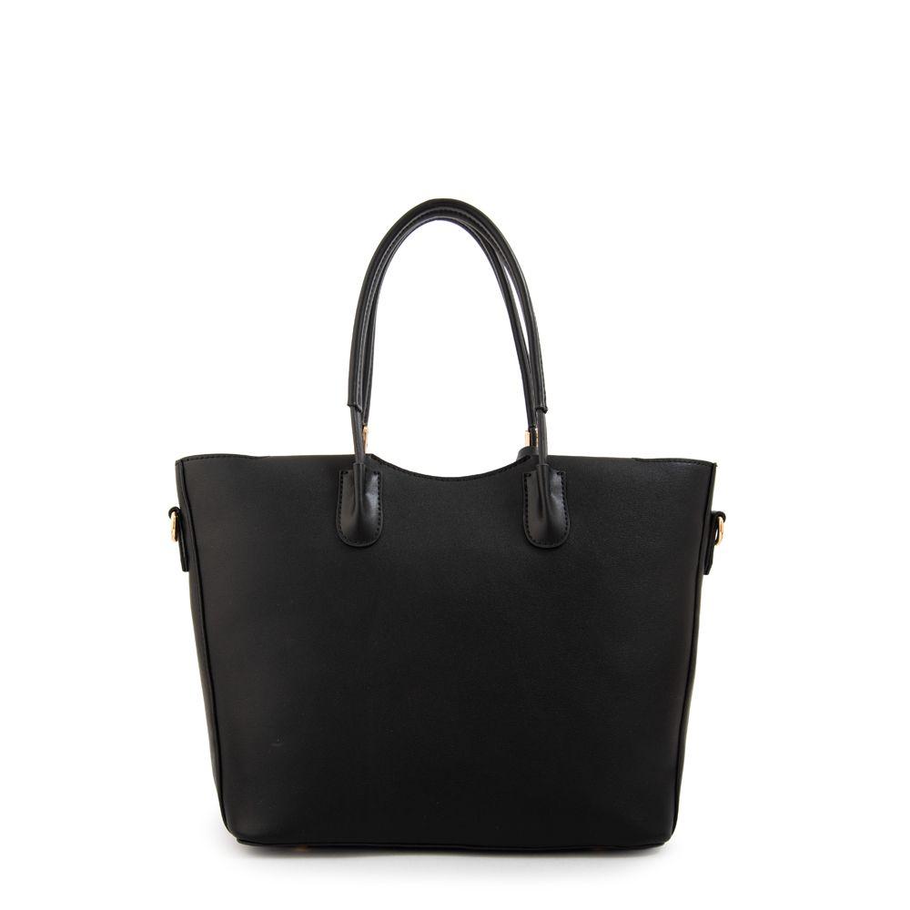 Cartera tote mandela grande negro-2