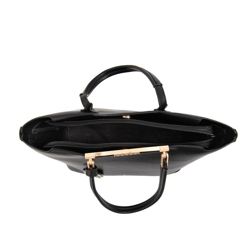 Cartera tote mandela grande negro-3