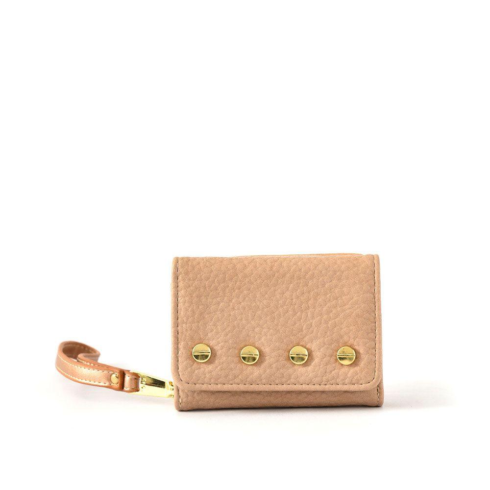 Billetera cierre exterior pequeña trachi beige-0