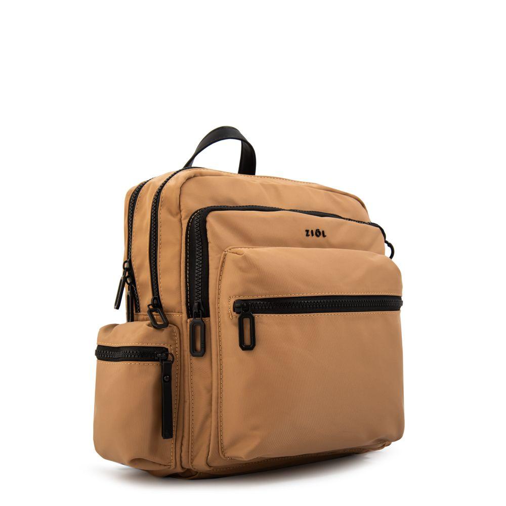 Mochila ronnie mediana beige-1