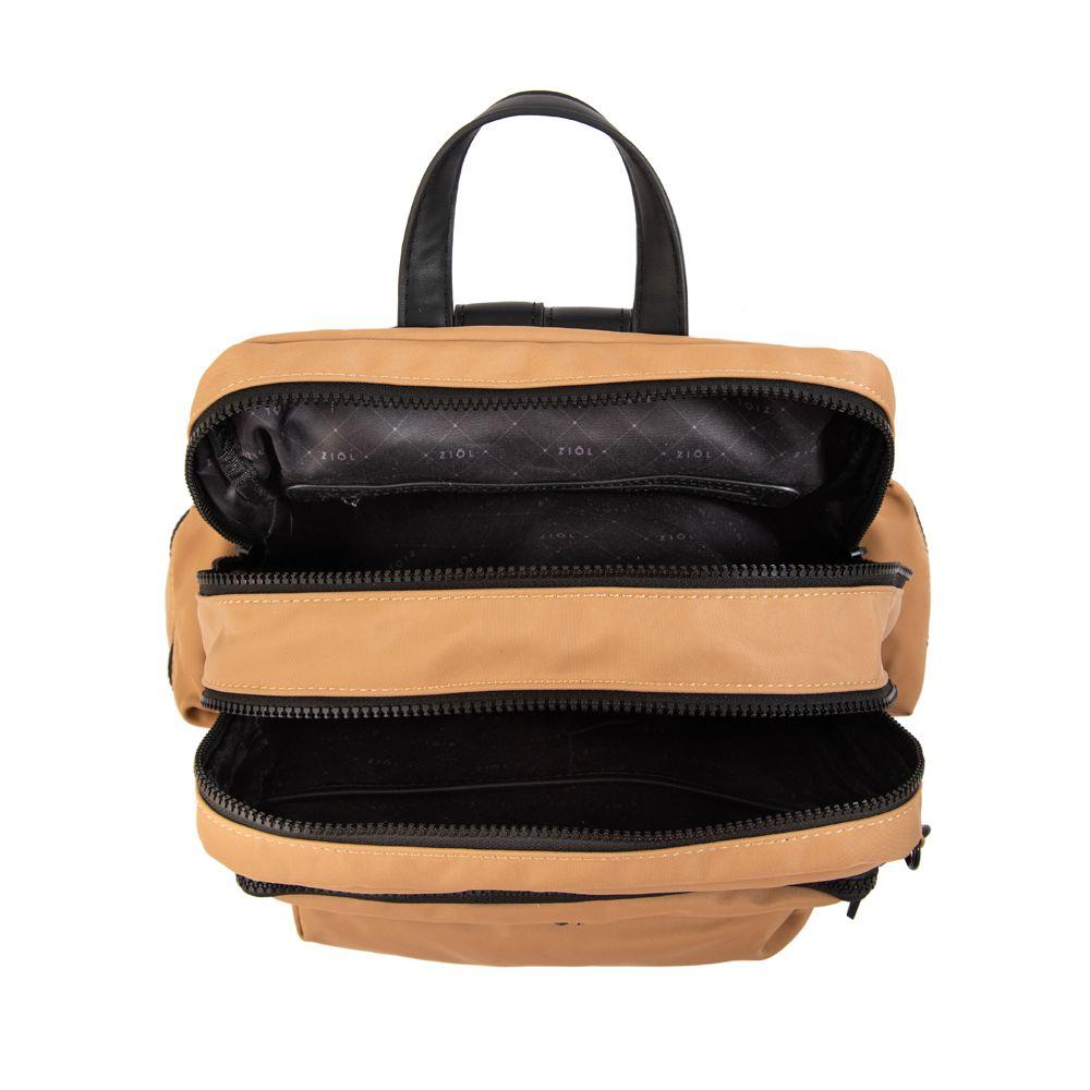 Mochila ronnie mediana beige-3