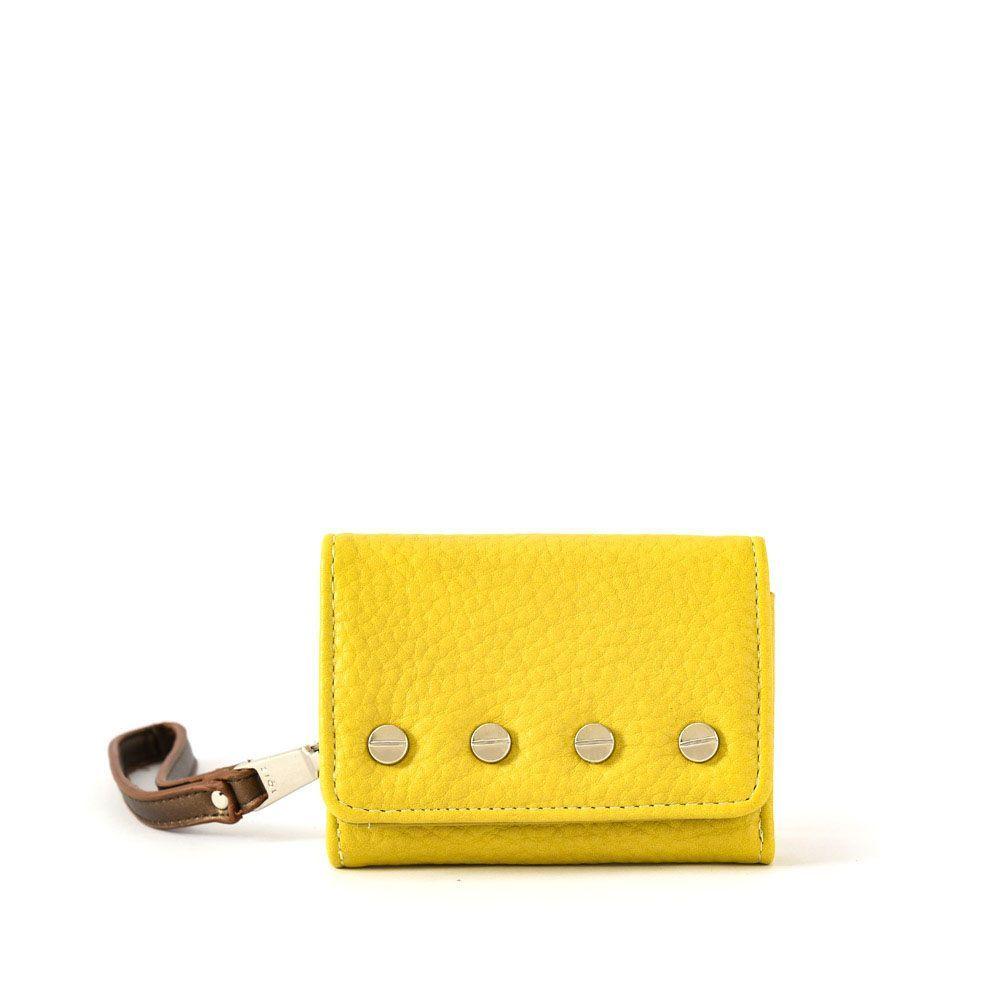 Trachi Billetera Cierre Exterior Chica Amarillo-0