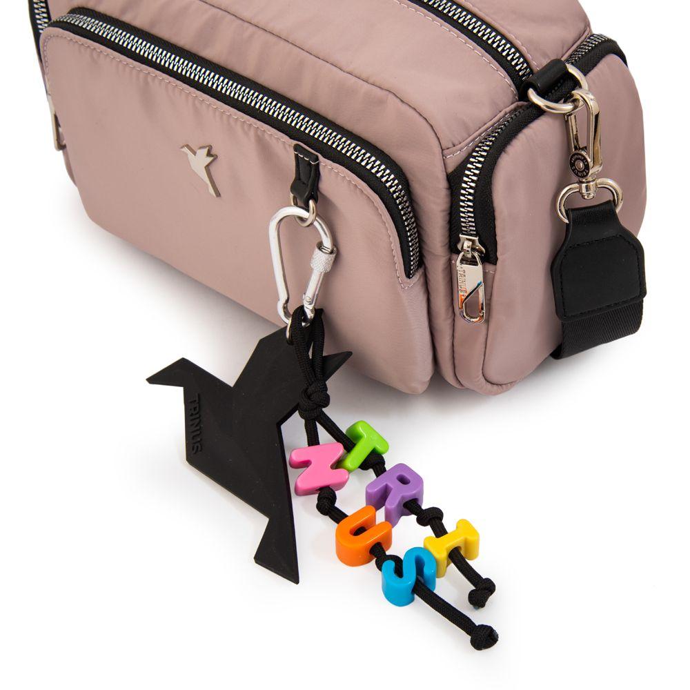 Cartera bandolera melania mediana rosa viejo-2