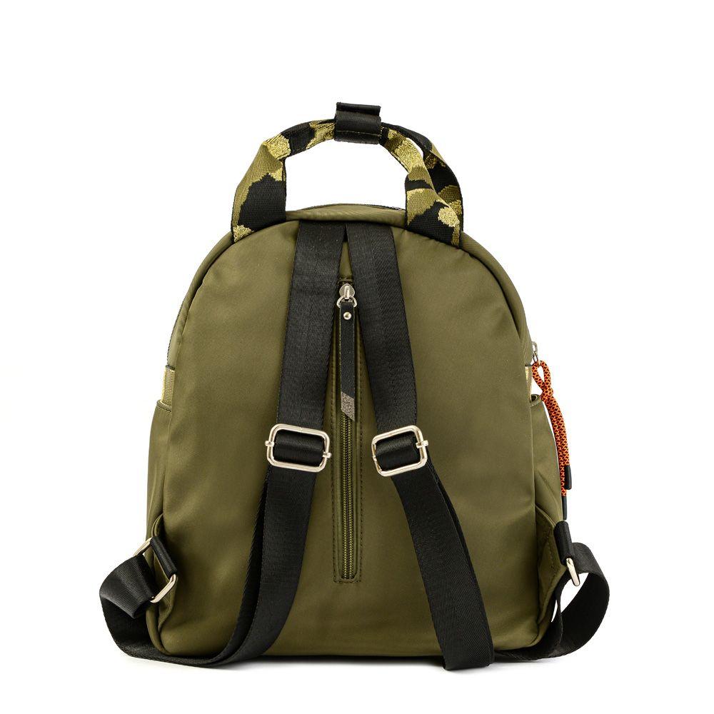 Mochila pequeña yali verde oscuro-2