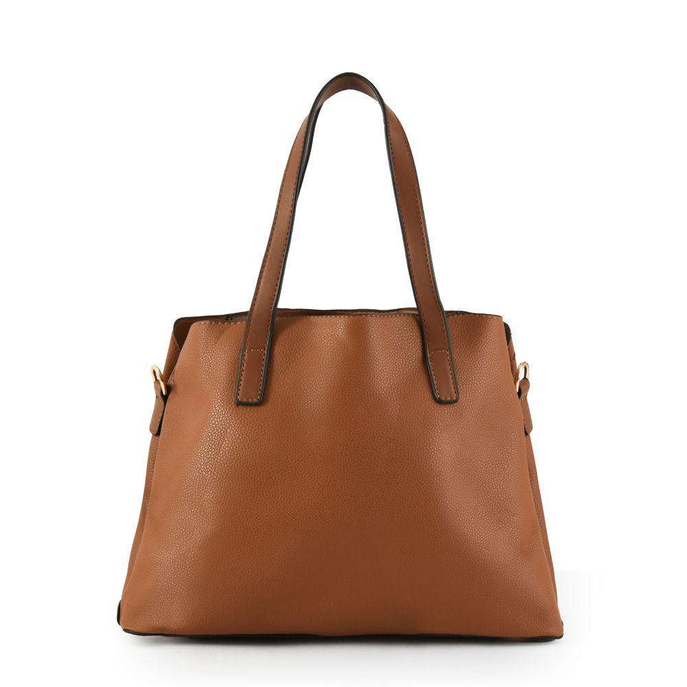 Cartera dos asas mediana biel café-2