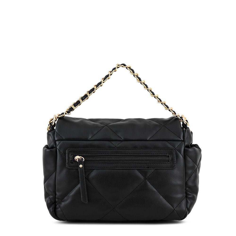 Cartera bandolera con tapa pequeña liesel negro-2
