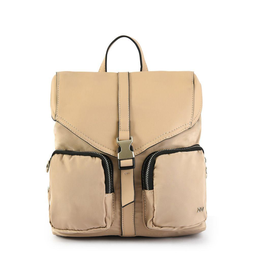 Mochila mochila mediana nora beige-0