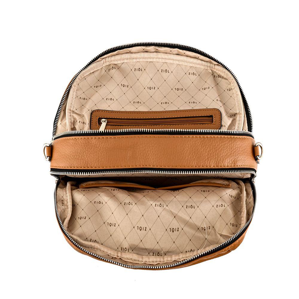 Mochila mediana willow camel-3