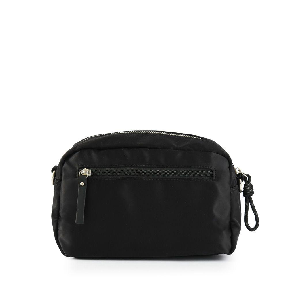 Cartera bandolera pequeña perlina negro-2