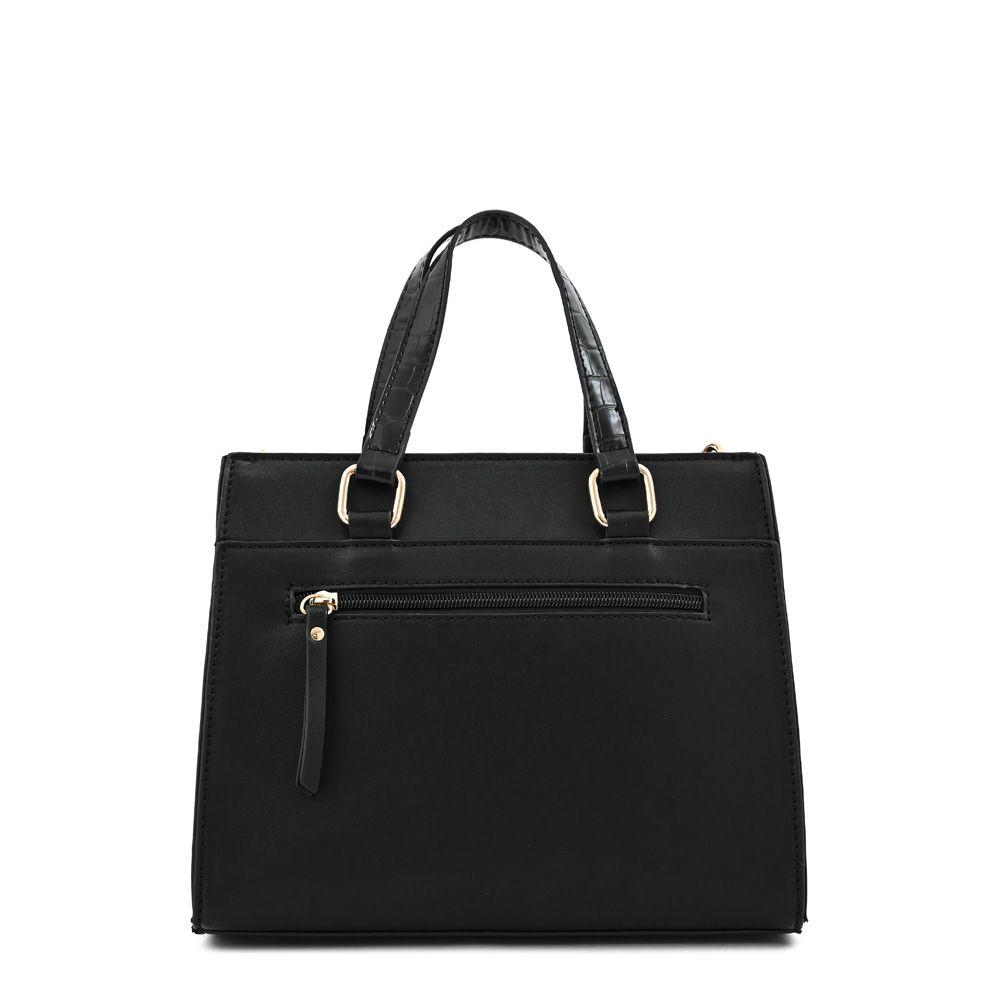 Cartera dos asas mediana inisa negro especial-2