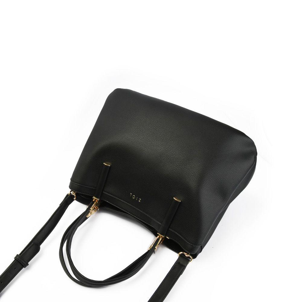 Piarot Cartera Dos Asas Tres Divisiones Mediana Negro-3