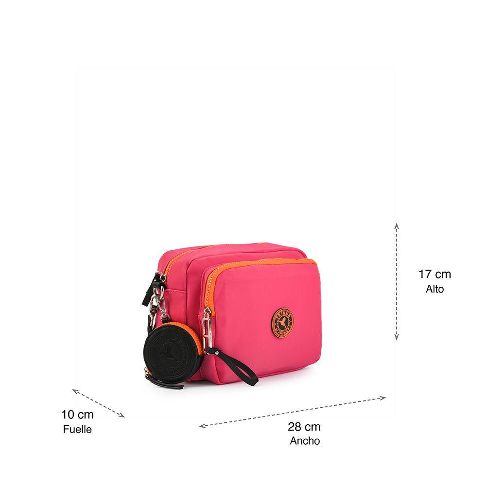Cartera bandolera mediana darby fucsia-4