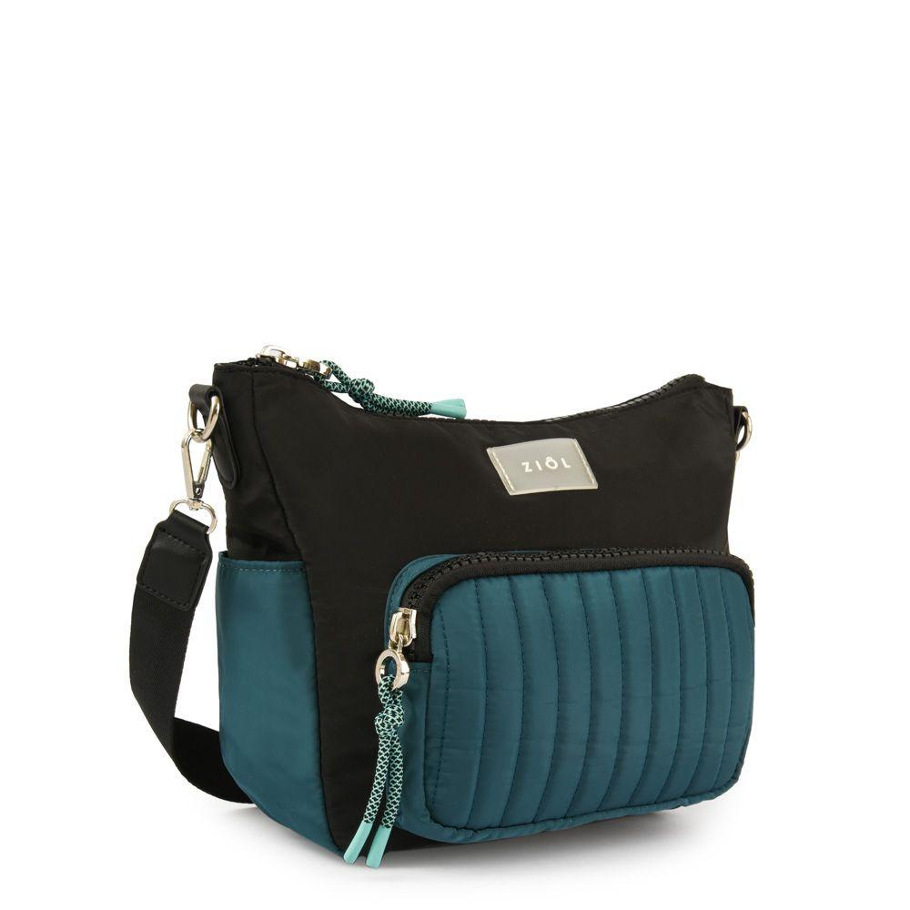 Cartera bandolera pequeña pradis negro-1