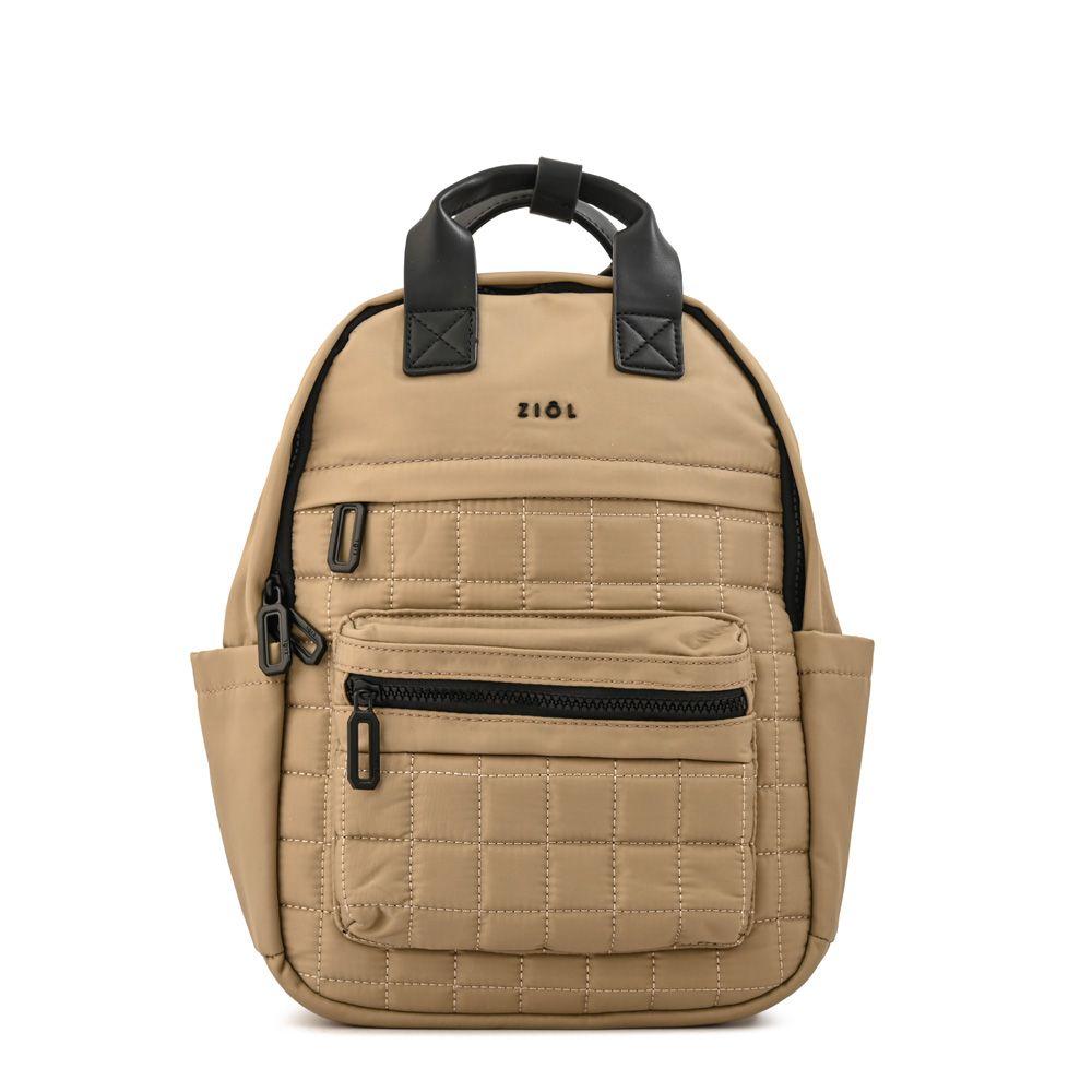 Mochila frida mediana taupe-0