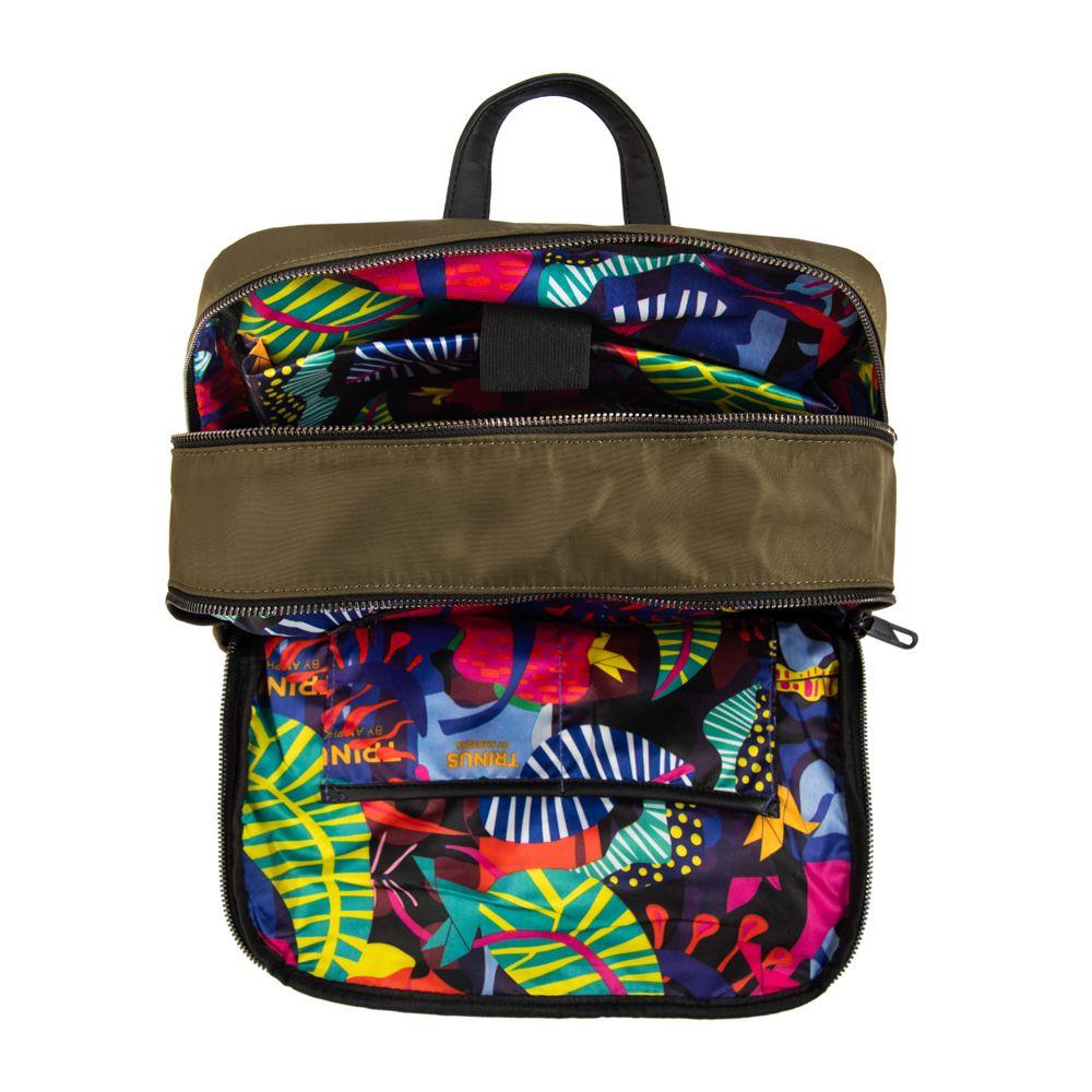 Mochila porta notebook college grande verde oliva-3
