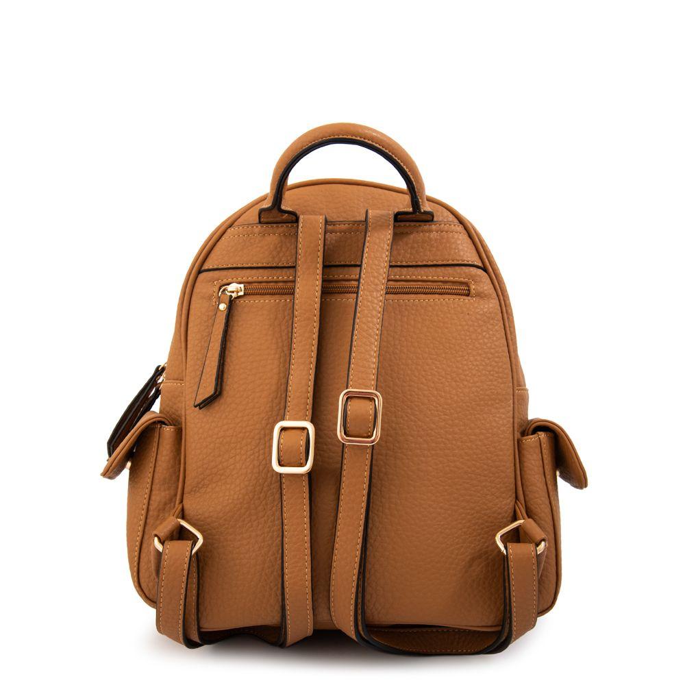 Mochila selena mediana camel-2